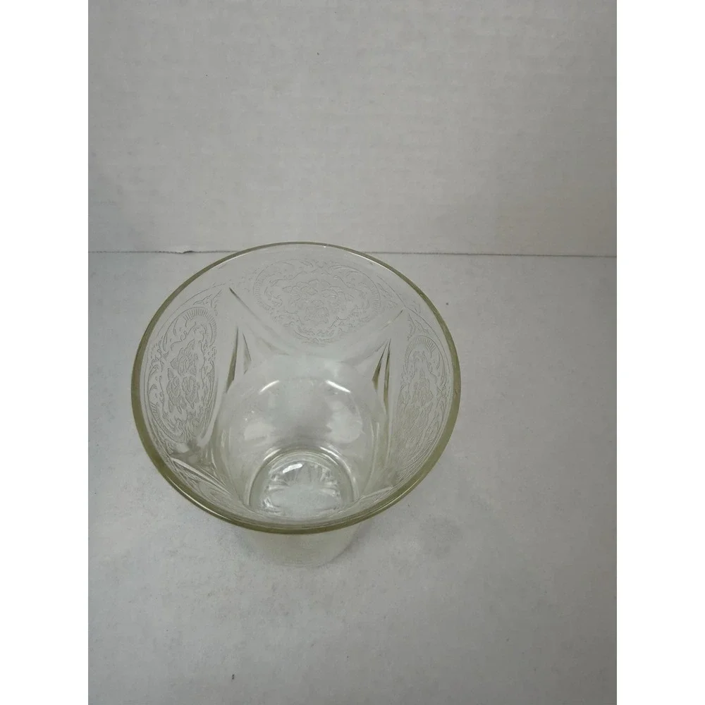 Hazel Atlas Royal Lace Crystal Clear 5 1/4